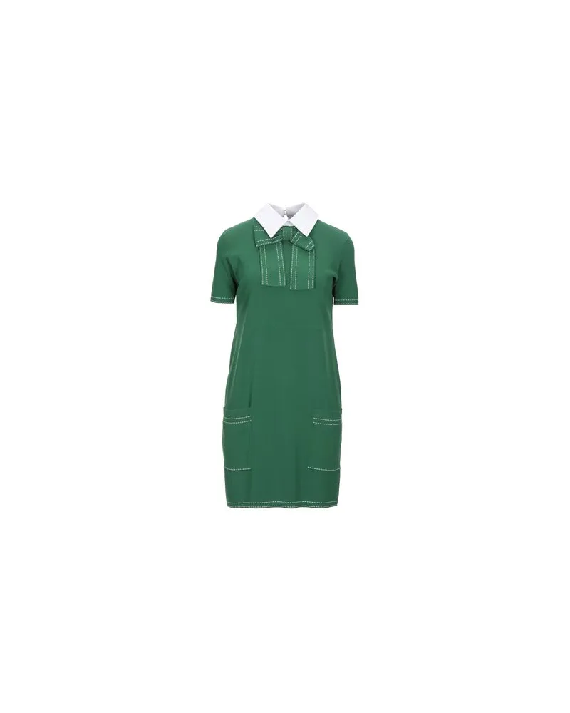 Elisabetta Franchi KLEIDER - Mini-Kleiderauf YOOX.COM Grün