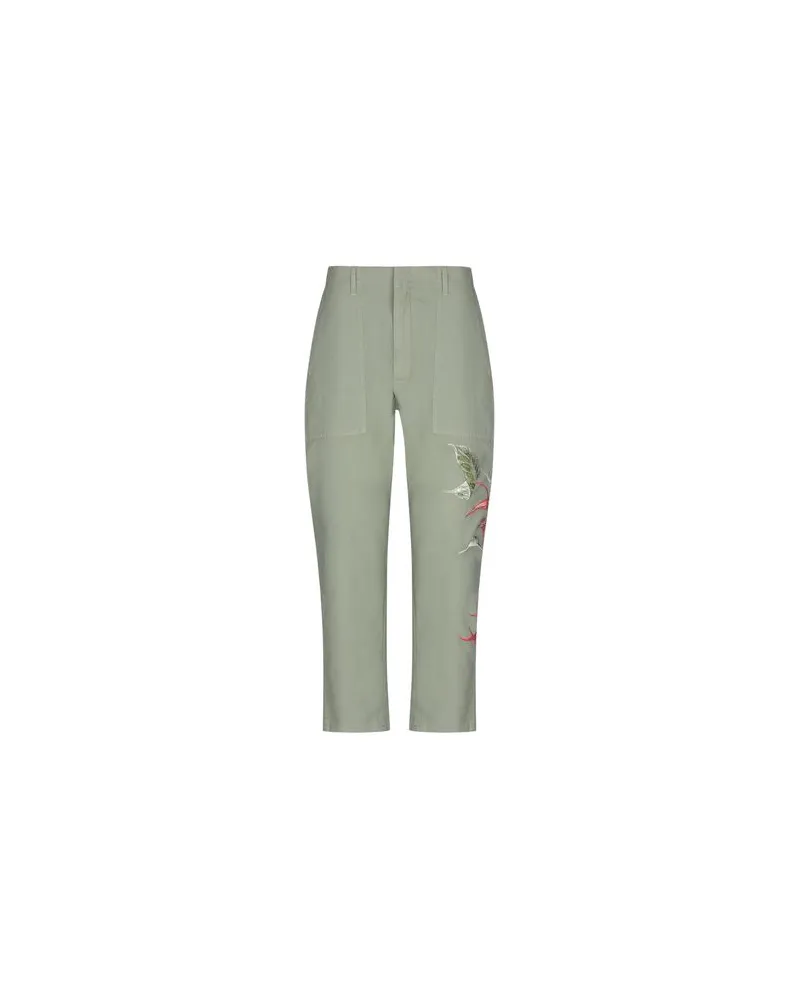Dondup HOSEN & RÖCKE - Hosenauf YOOX.COM Militärgrün