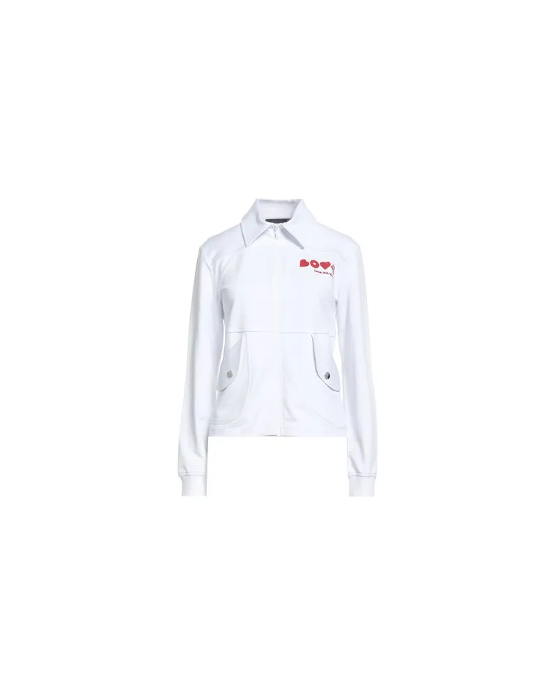 Moschino TOPS - Sweatshirtsauf YOOX.COM Weiß