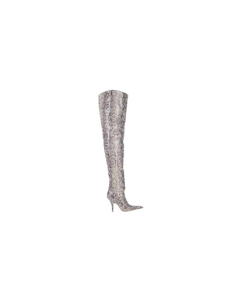Gia Borghini SCHUHE - Stiefelauf YOOX.COM Hellgrau