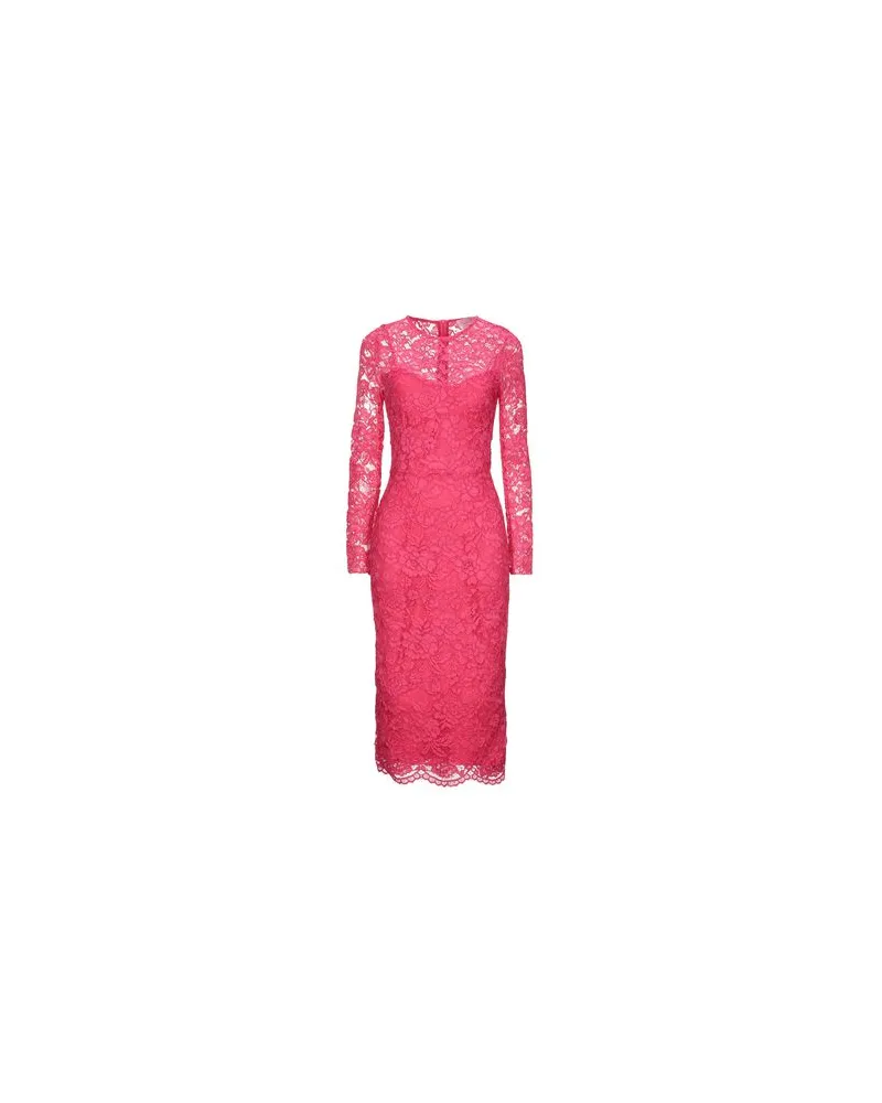 Elisabetta Franchi KLEIDER - Midi-Kleiderauf YOOX.COM Fuchsia