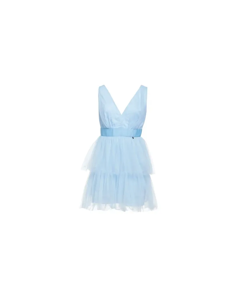 Blumarine KLEIDER - Mini-Kleiderauf YOOX.COM Himmelblau