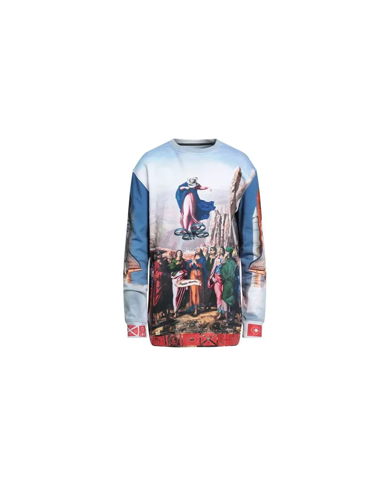 Frankie Morello TOPS - Sweatshirtsauf YOOX.COM Himmelblau