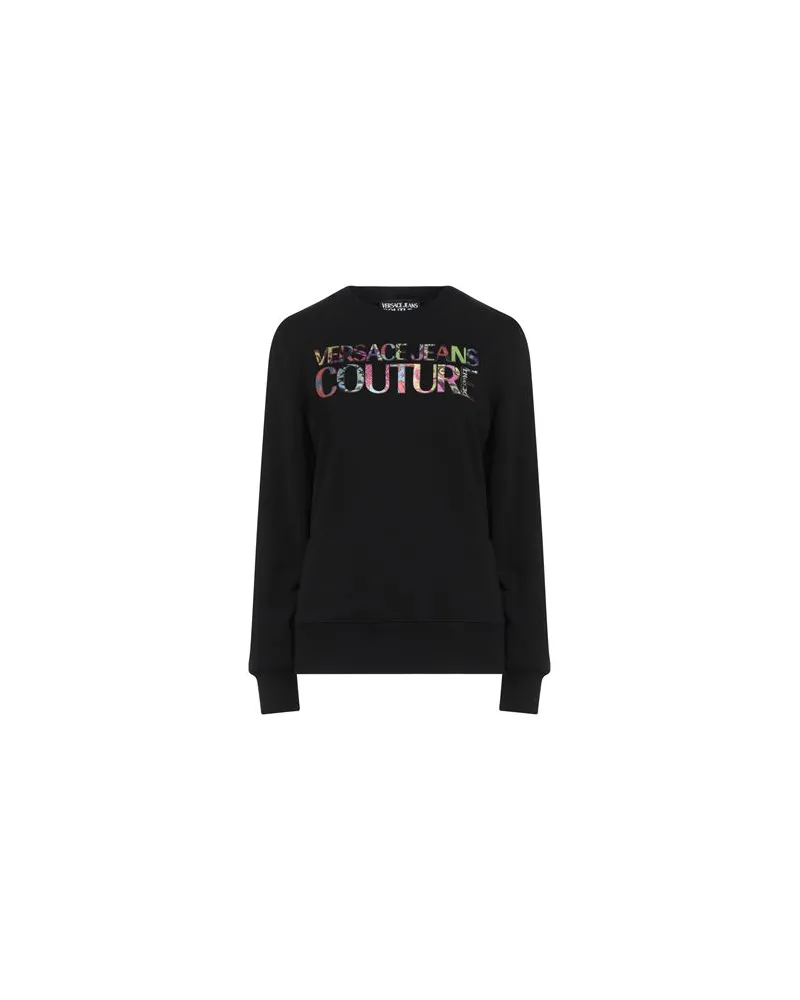 Versace Jeans TOPS - Sweatshirtsauf YOOX.COM Schwarz