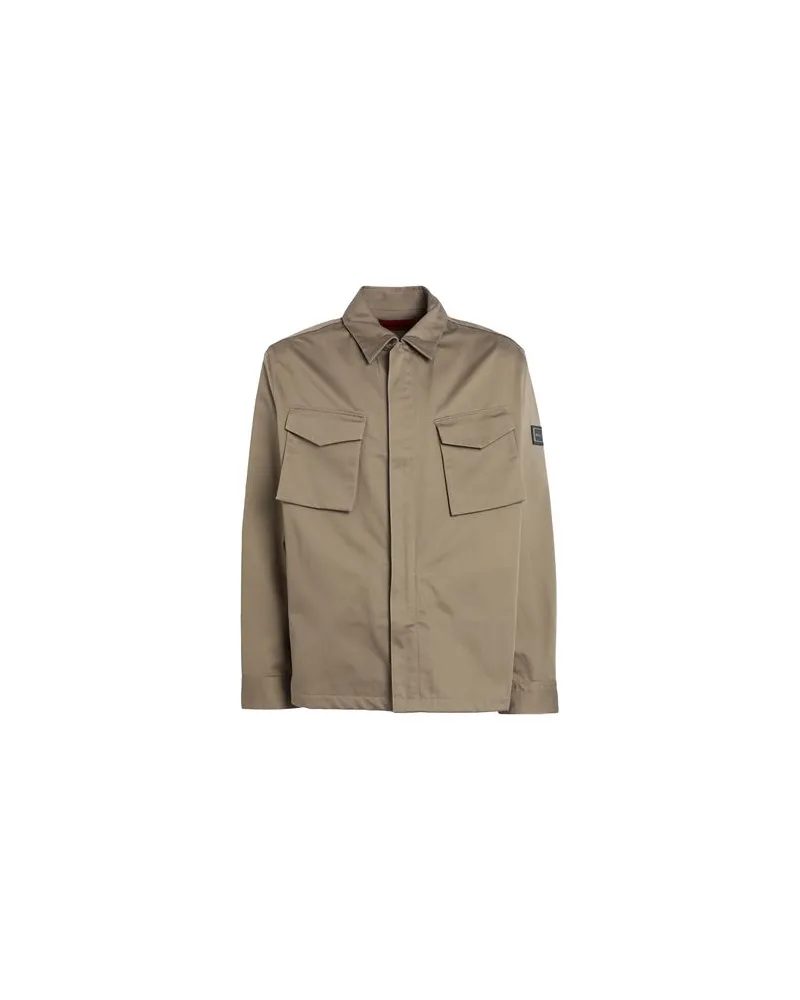HUGO BOSS TOPS - Hemdenauf YOOX.COM Khaki