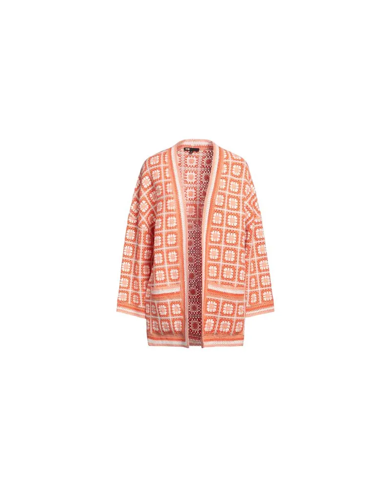 Maje STRICKWAREN - Strickjackenauf YOOX.COM Orange