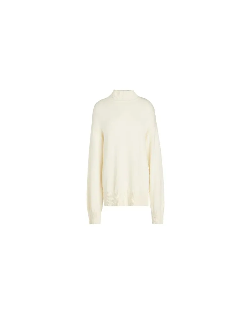 8 by Yoox KNIT OVERSIZED FIT MOCK-NECK  - STRICKWAREN - Rollkragenpulloverauf YOOX.COM Elfenbein