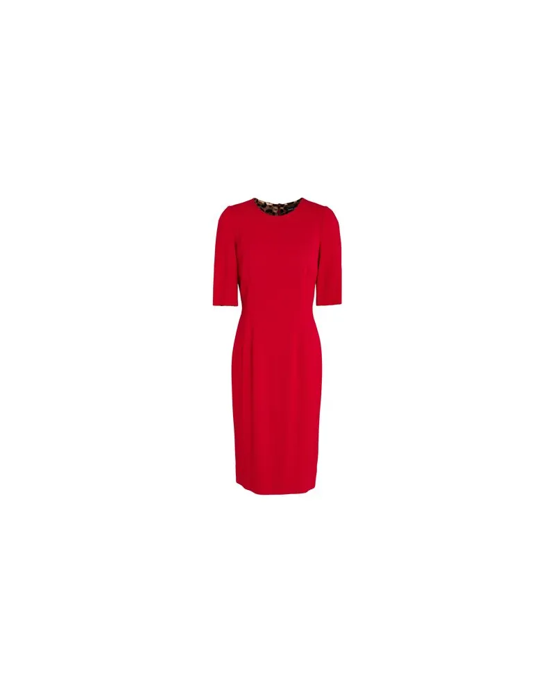 Dolce & Gabbana KLEIDER - Midi-Kleiderauf YOOX.COM Rot