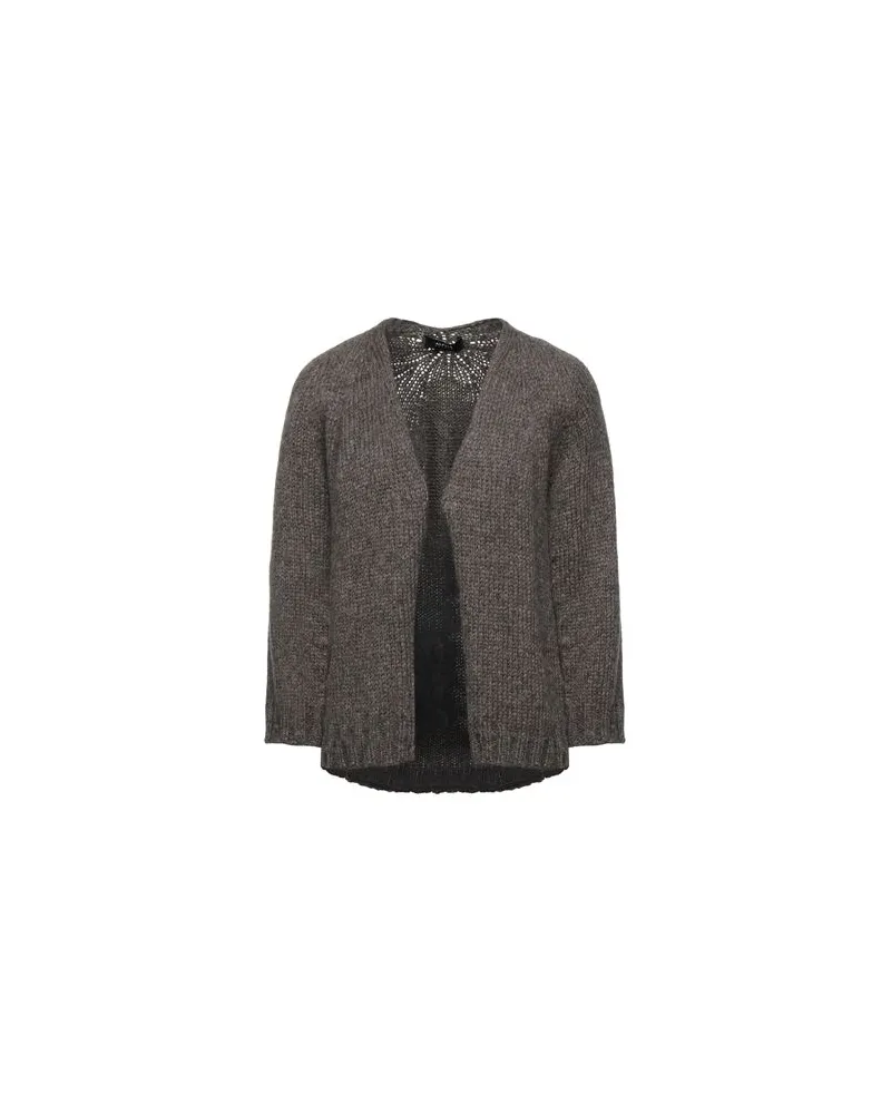 Alpha Studio STRICKWAREN - Strickjackenauf YOOX.COM Khaki