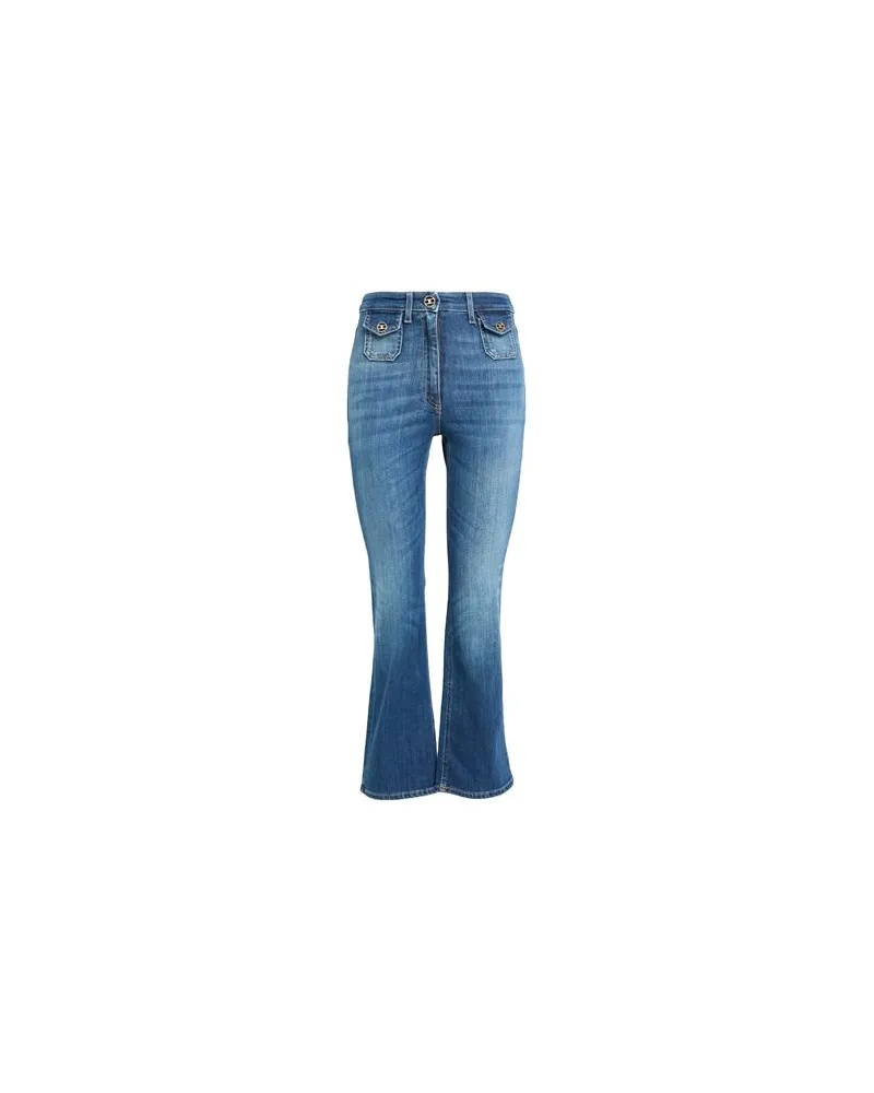 Elisabetta Franchi HOSEN & RÖCKE - Jeanshosenauf YOOX.COM Blau
