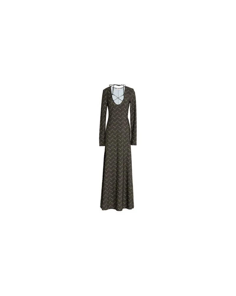 Kristina Ti KLEIDER - Maxi-Kleiderauf YOOX.COM Schwarz