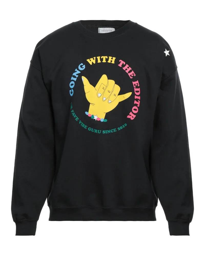 THE EDITOR Sweatshirt Schwarz