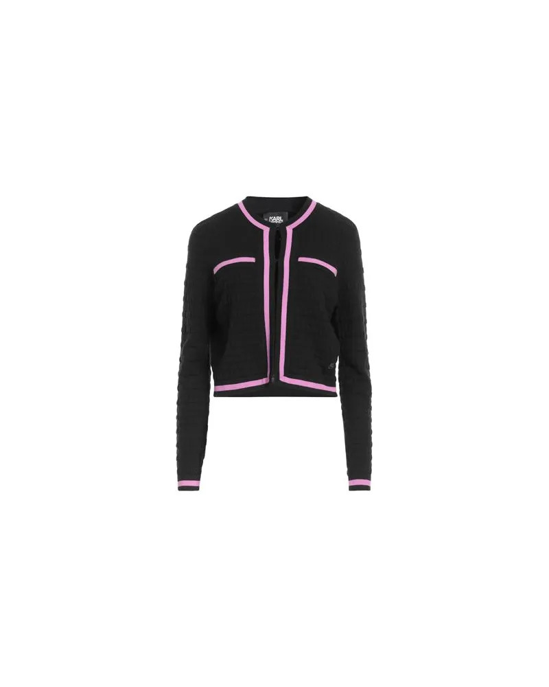 Karl Lagerfeld STRICKWAREN - Strickjackenauf YOOX.COM Schwarz