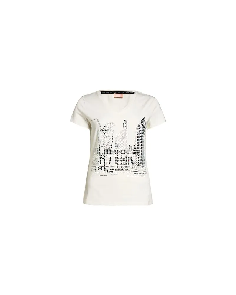 Liu Jo TOPS - T-shirtsauf YOOX.COM Elfenbein