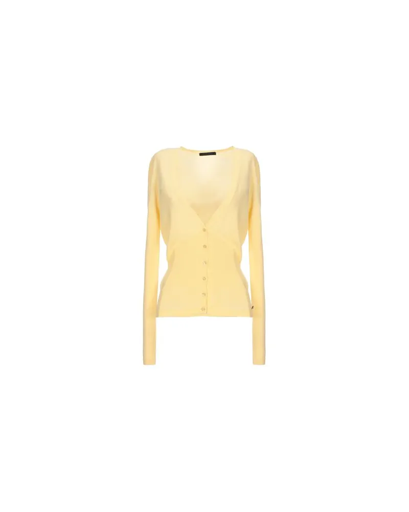 Pinko STRICKWAREN - Strickjackenauf YOOX.COM Gelb