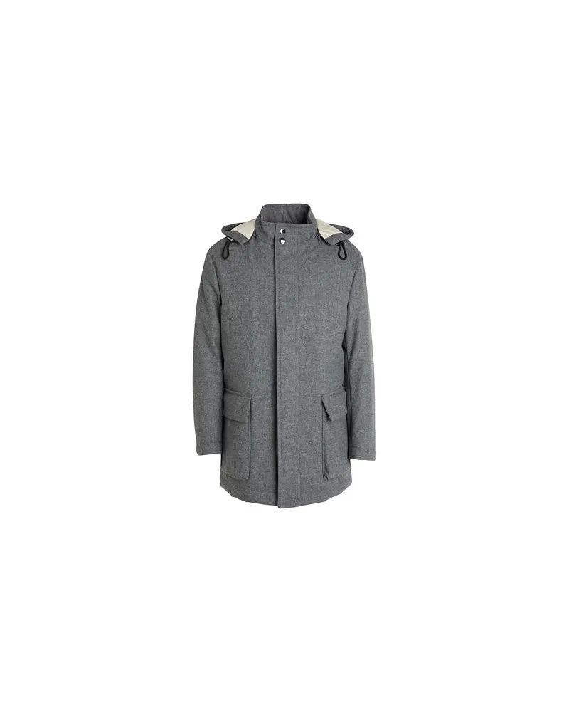 HUGO BOSS JACKEN & MÄNTEL - Mäntelauf YOOX.COM Grau