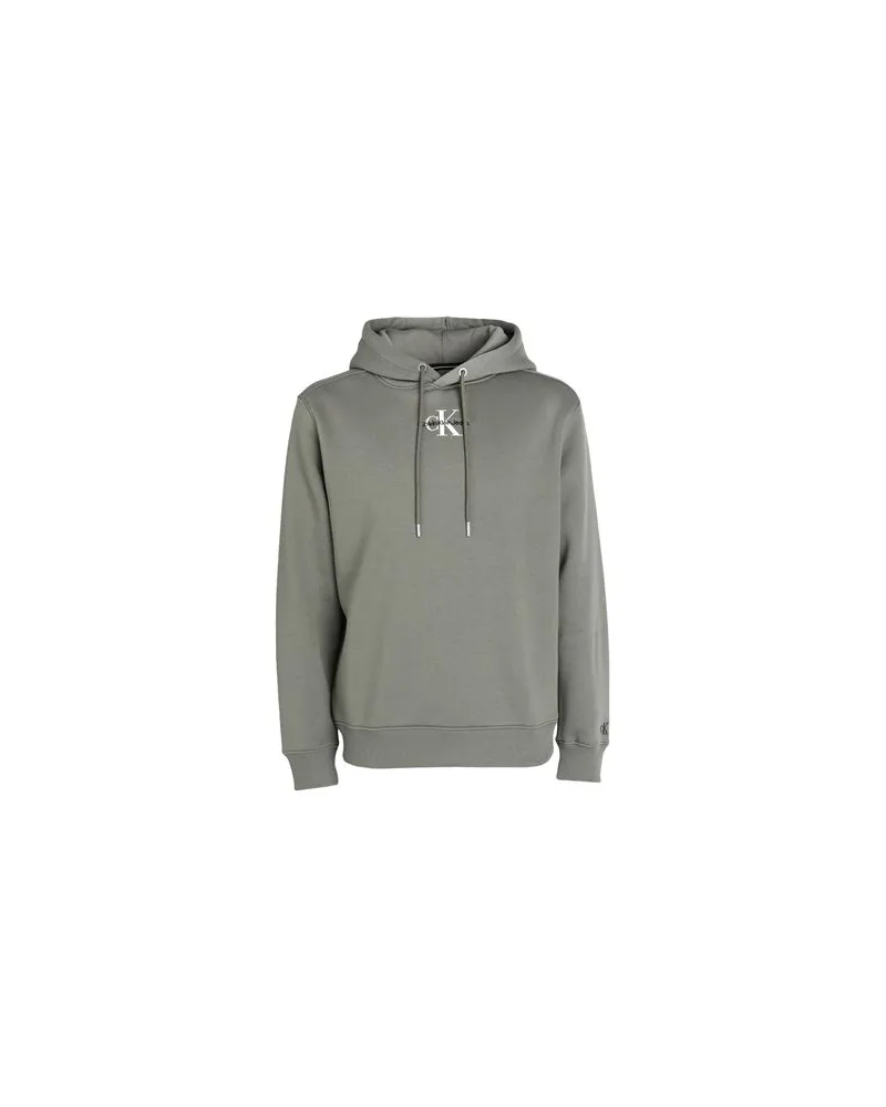Calvin Klein TOPS - Sweatshirtsauf YOOX.COM Militärgrün