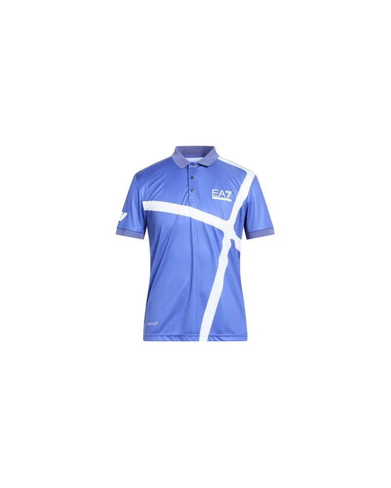 EA7 TOPS - Poloshirtsauf YOOX.COM Azurblau
