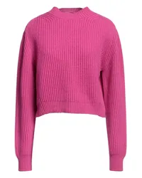 ANDAMANE Rollkragenpullover Fuchsia