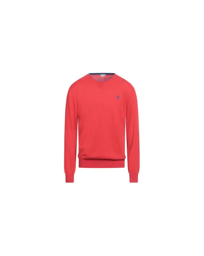 U.S. Polo Assn.  STRICKWAREN - Pulloverauf YOOX.COM Rot
