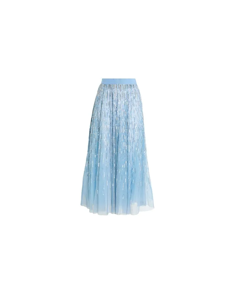 Elisabetta Franchi HOSEN & RÖCKE - Maxi-Röckeauf YOOX.COM Blaugrau