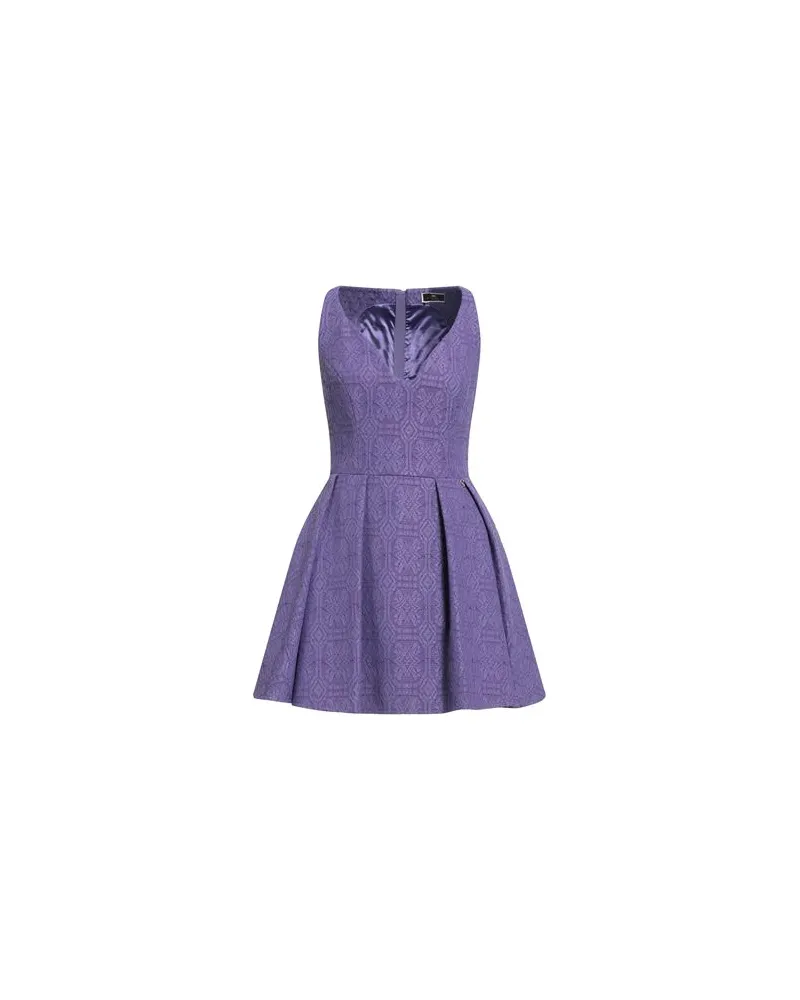 Elisabetta Franchi KLEIDER - Mini-Kleiderauf YOOX.COM Violett