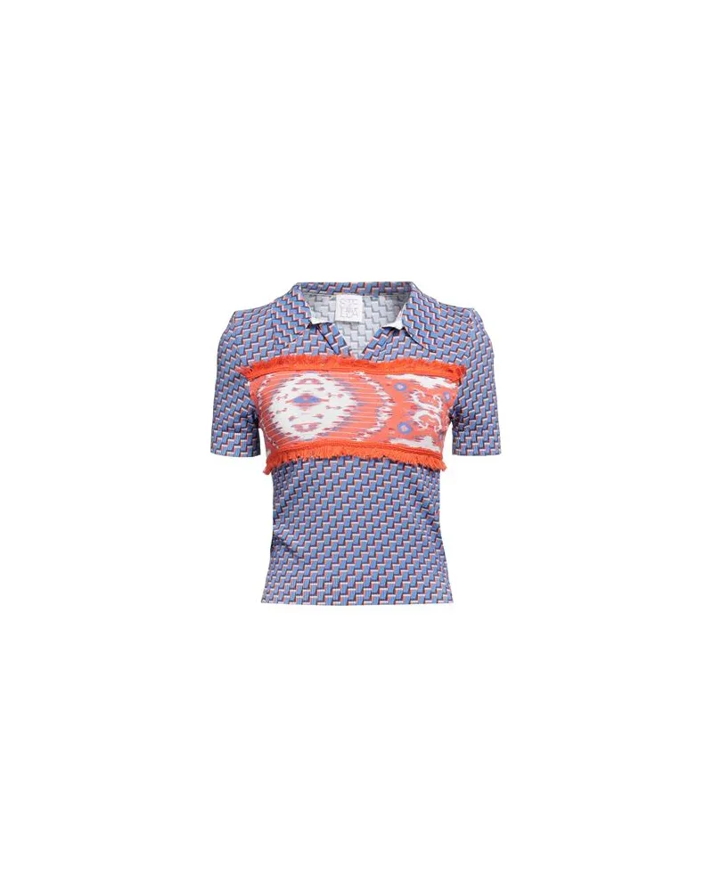 Stella Jean STRICKWAREN - Pulloverauf YOOX.COM Azurblau