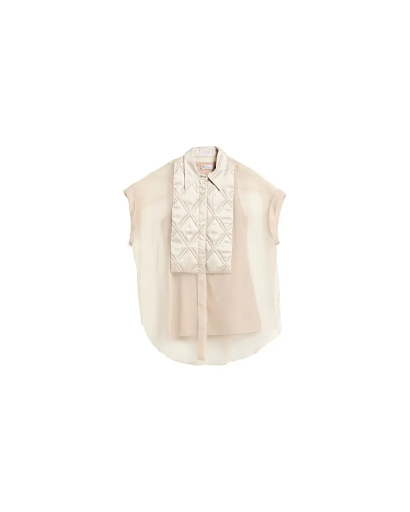 Brunello Cucinelli TOPS - Hemdenauf YOOX.COM Beige