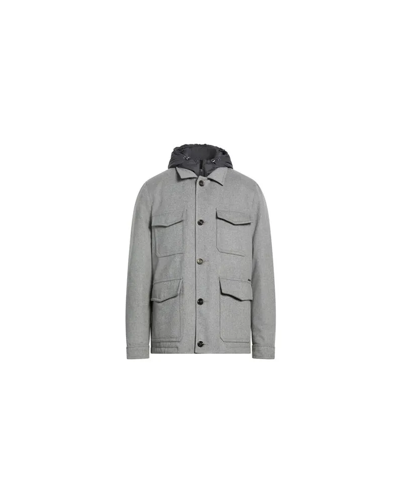 MOORER JACKEN & MÄNTEL - Pufferjacken & Daunenjackenauf YOOX.COM Grau