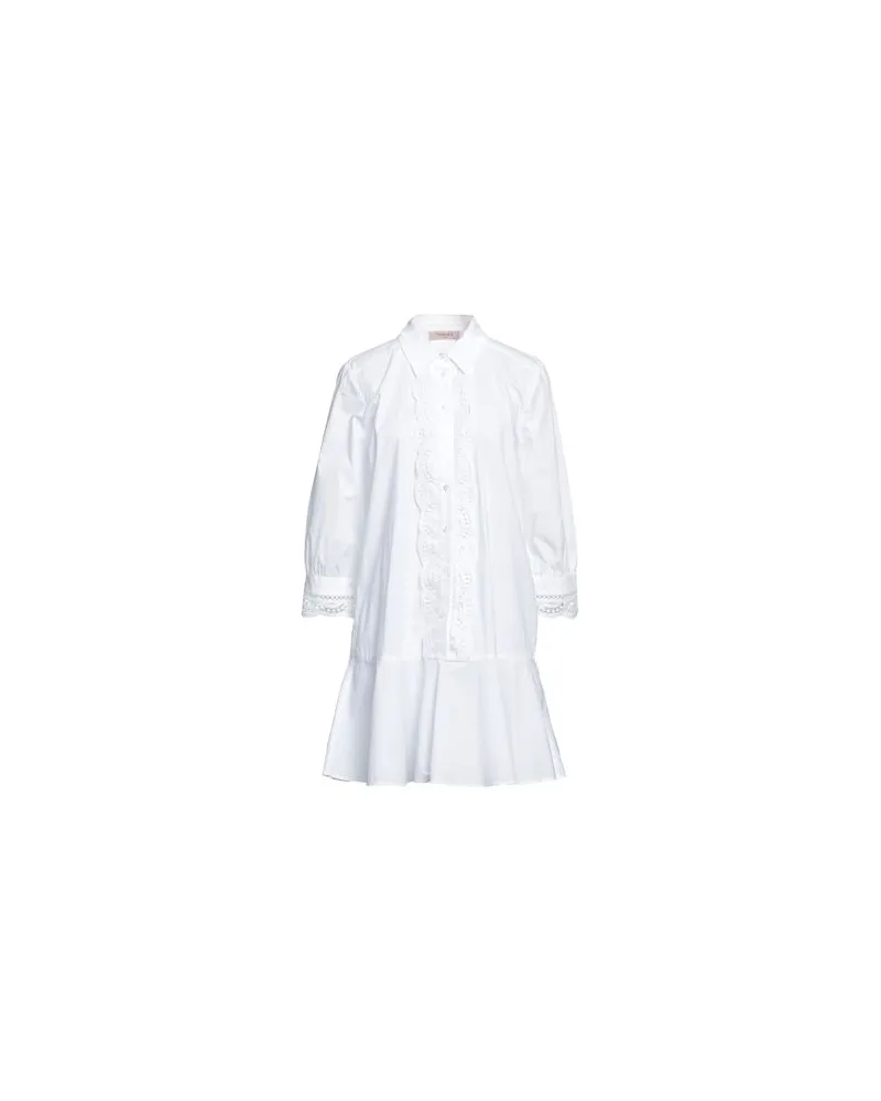Twin-Set KLEIDER - Mini-Kleiderauf YOOX.COM Weiß