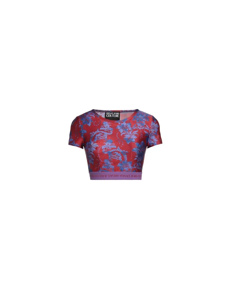 Versace Jeans TOPS - T-shirtsauf YOOX.COM Ziegelrot