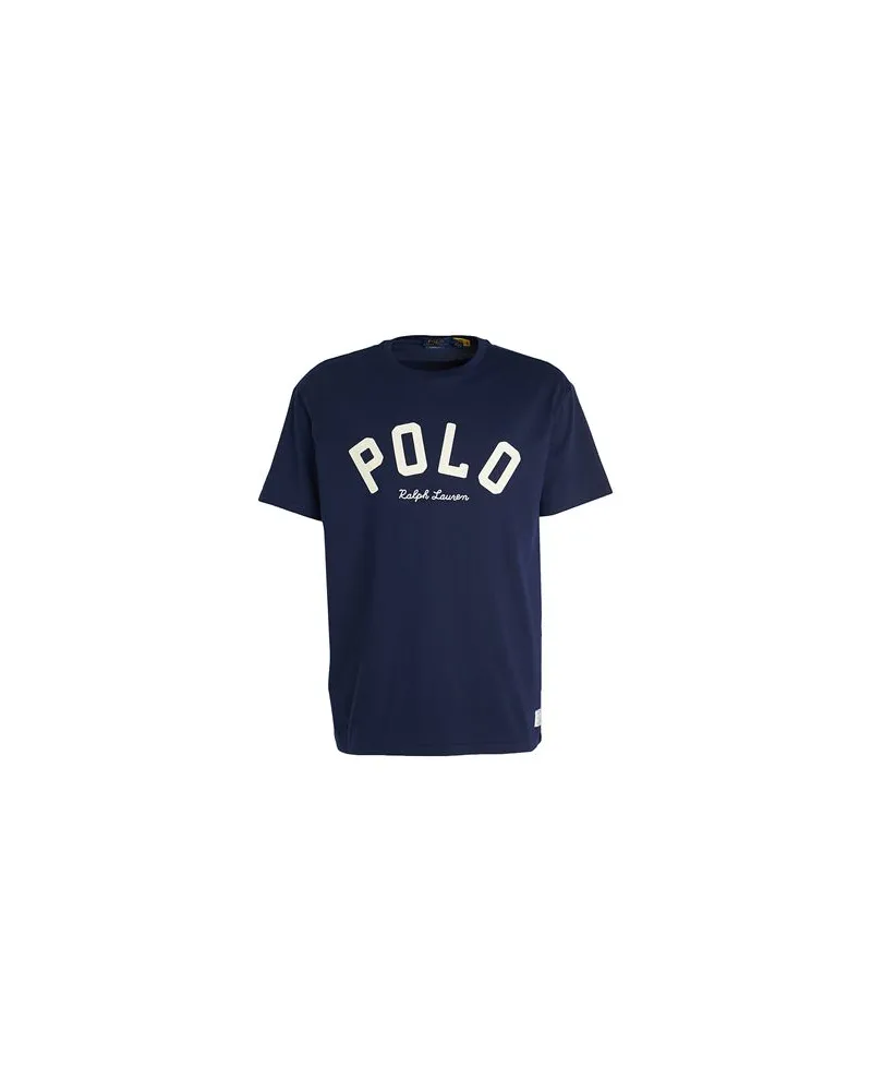 Ralph Lauren CLASSIC FIT LOGO JERSEY T-SHIRT - TOPS - T-shirtsauf YOOX.COM Marineblau