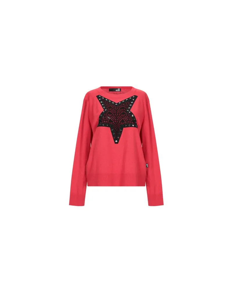 Moschino STRICKWAREN - Pulloverauf YOOX.COM Rot