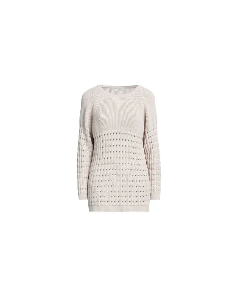Alpha Studio STRICKWAREN - Pulloverauf YOOX.COM Beige