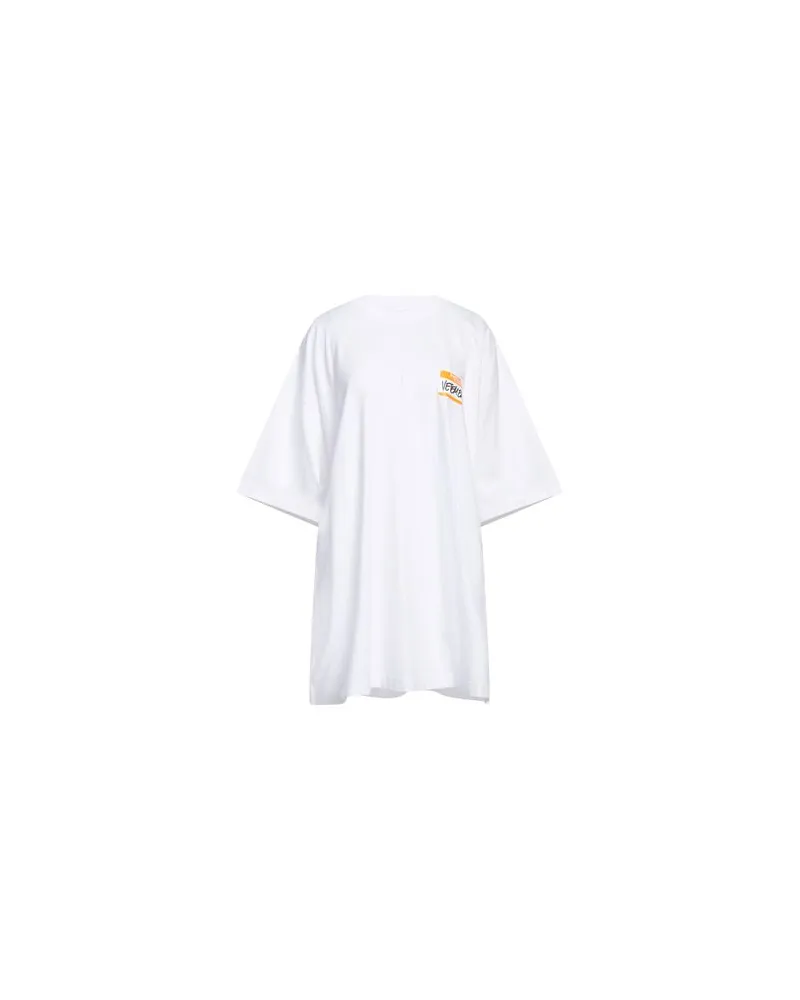 VETEMENTS TOPS - T-shirtsauf YOOX.COM Weiß