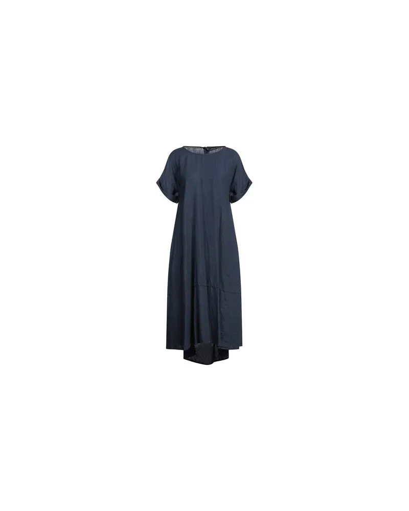 ROSSOPURO KLEIDER - Midi-Kleiderauf YOOX.COM Blau