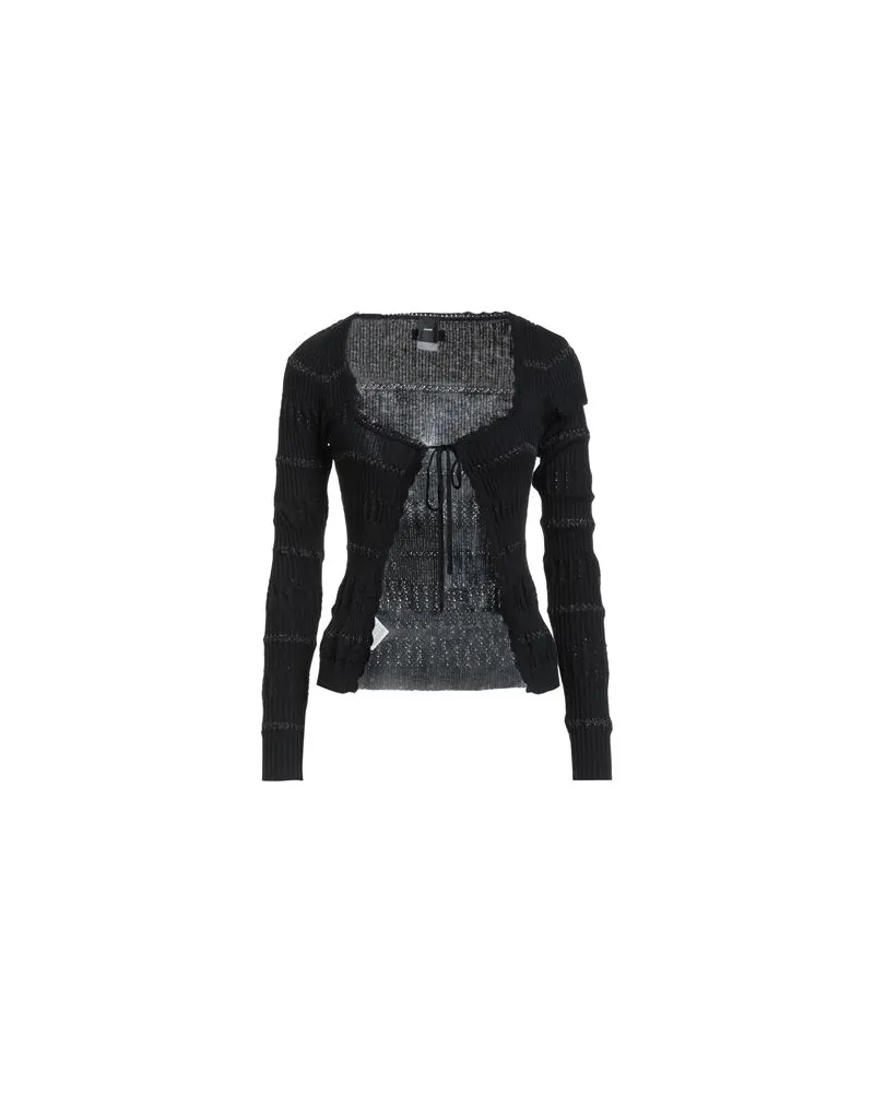 Pinko STRICKWAREN - Strickjackenauf YOOX.COM Schwarz