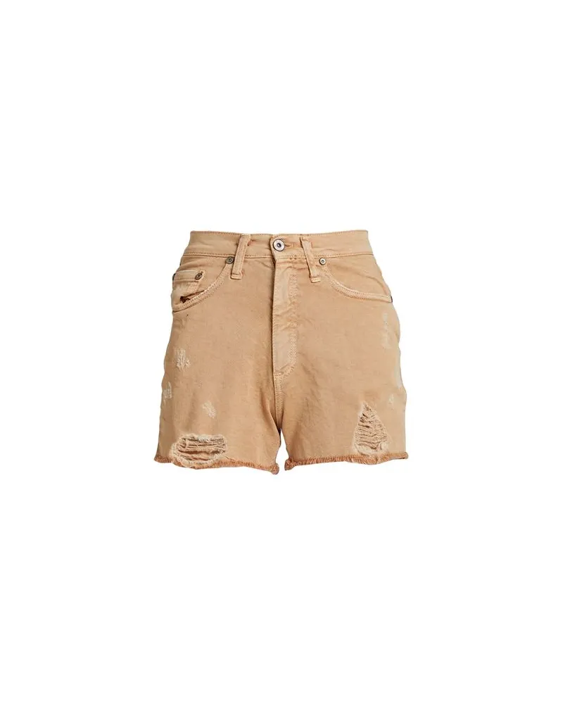 Please HOSEN & RÖCKE - Jeansshortsauf YOOX.COM Kamel
