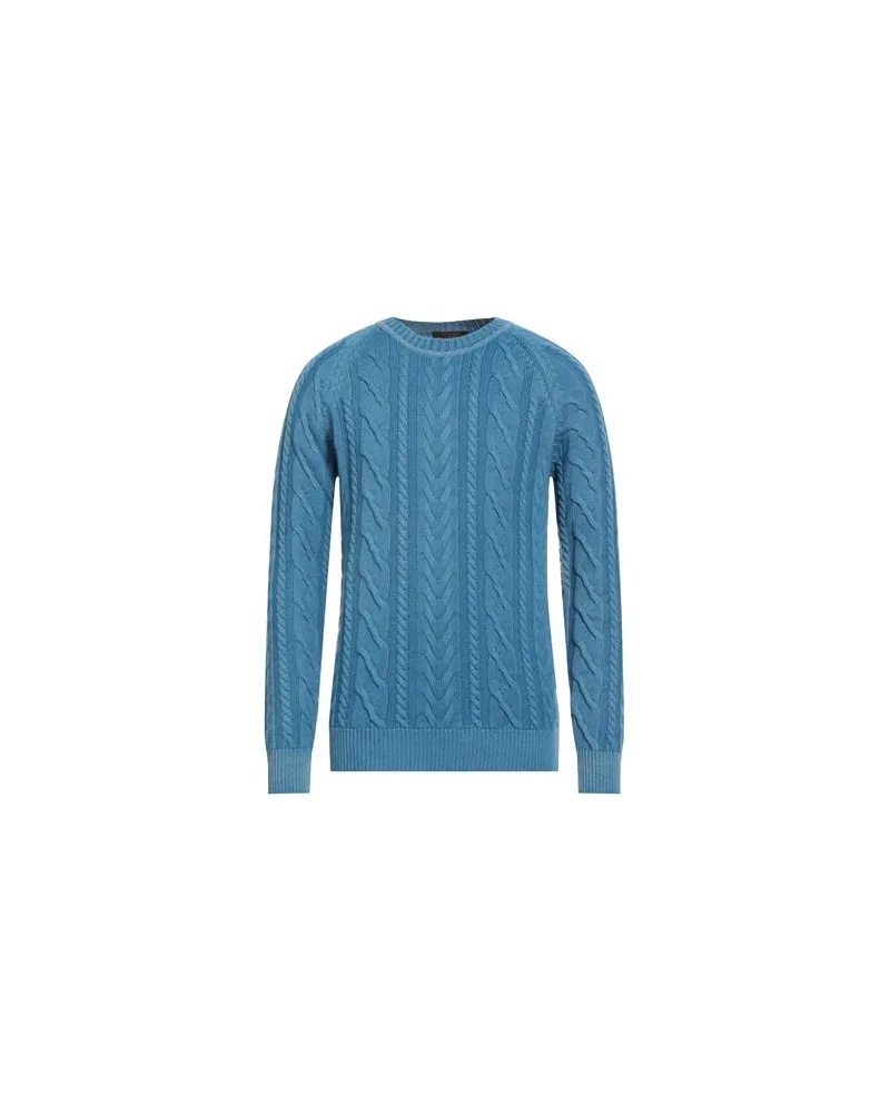 MOORER STRICKWAREN - Pulloverauf YOOX.COM Blau