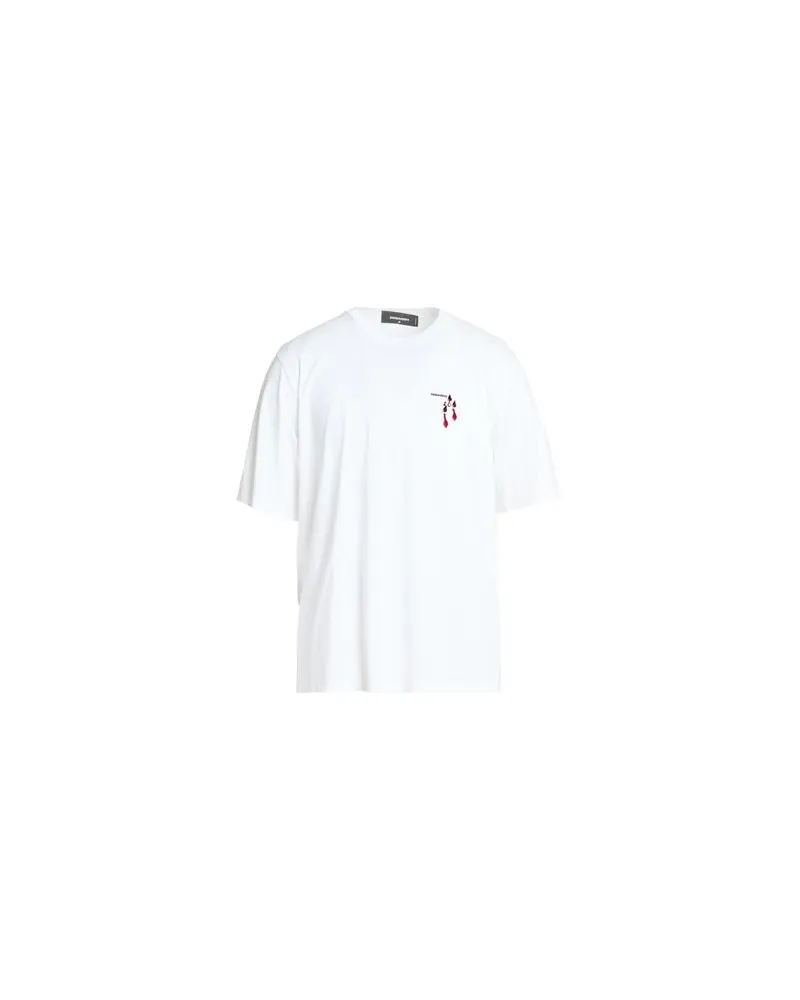 Dsquared2 TOPS - T-shirtsauf YOOX.COM Weiß