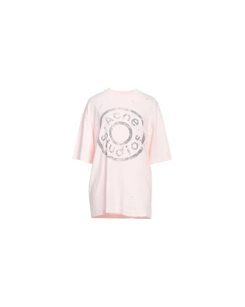 Acne Studios TOPS - T-shirtsauf YOOX.COM Hellrosa