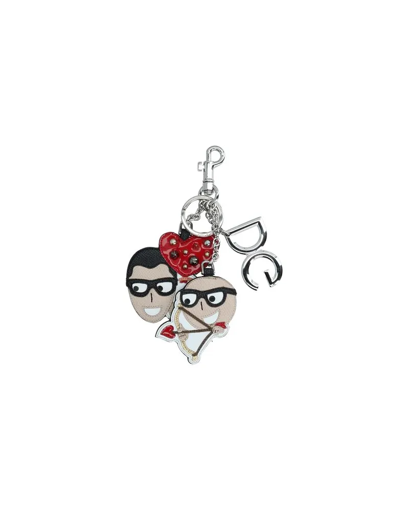 Dolce & Gabbana Kleinlederwaren - Schlüsselanhängerauf YOOX.COM Hellrosa