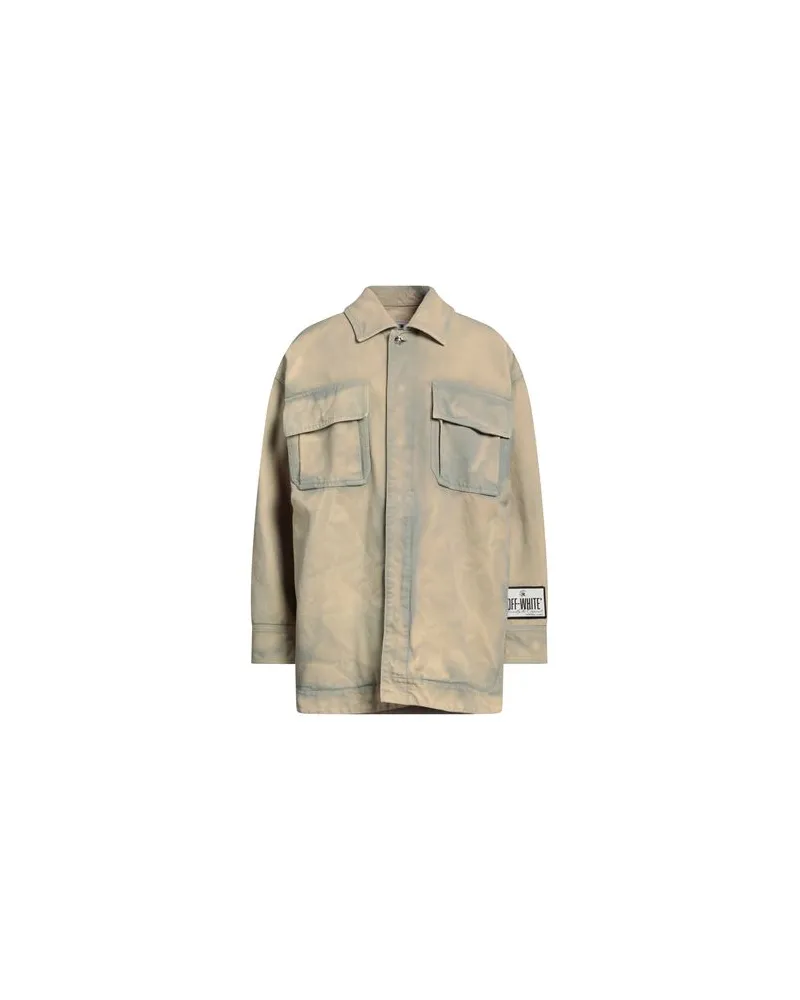 OFF-WHITE TOPS - Hemdenauf YOOX.COM Pastellgelb