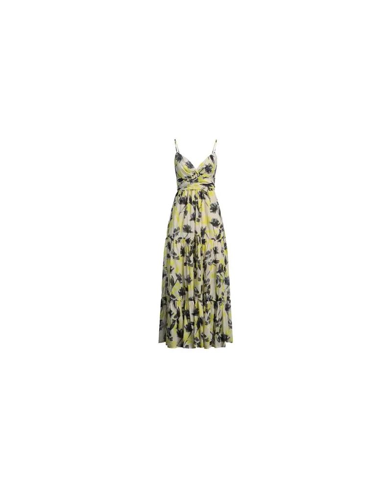 Alessia Santi KLEIDER - Maxi-Kleiderauf YOOX.COM Cremeweiß