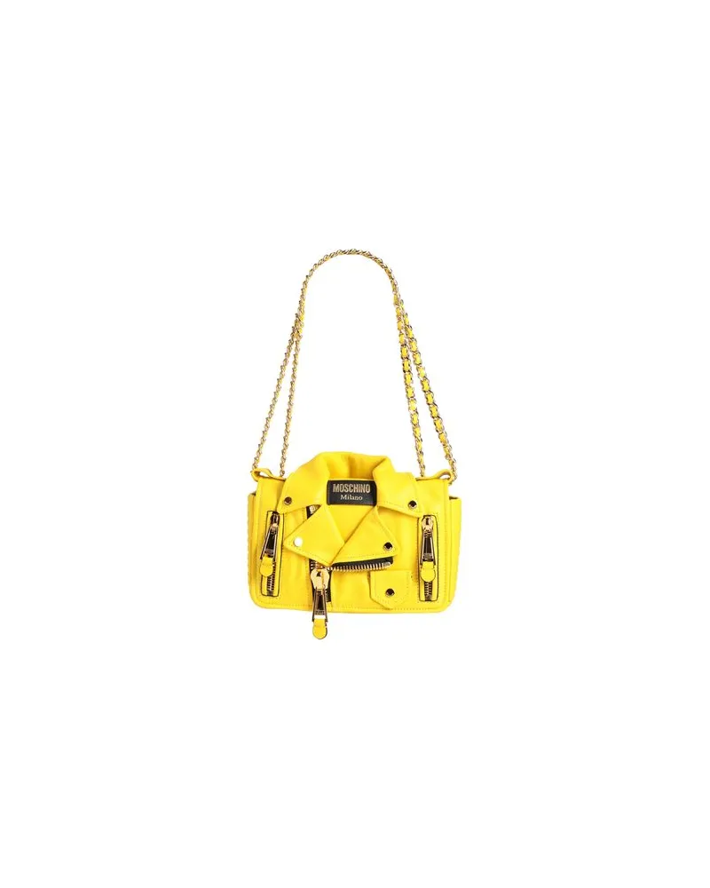 Moschino COUTURE - TASCHEN - Schultertaschenauf YOOX.COM Gelb