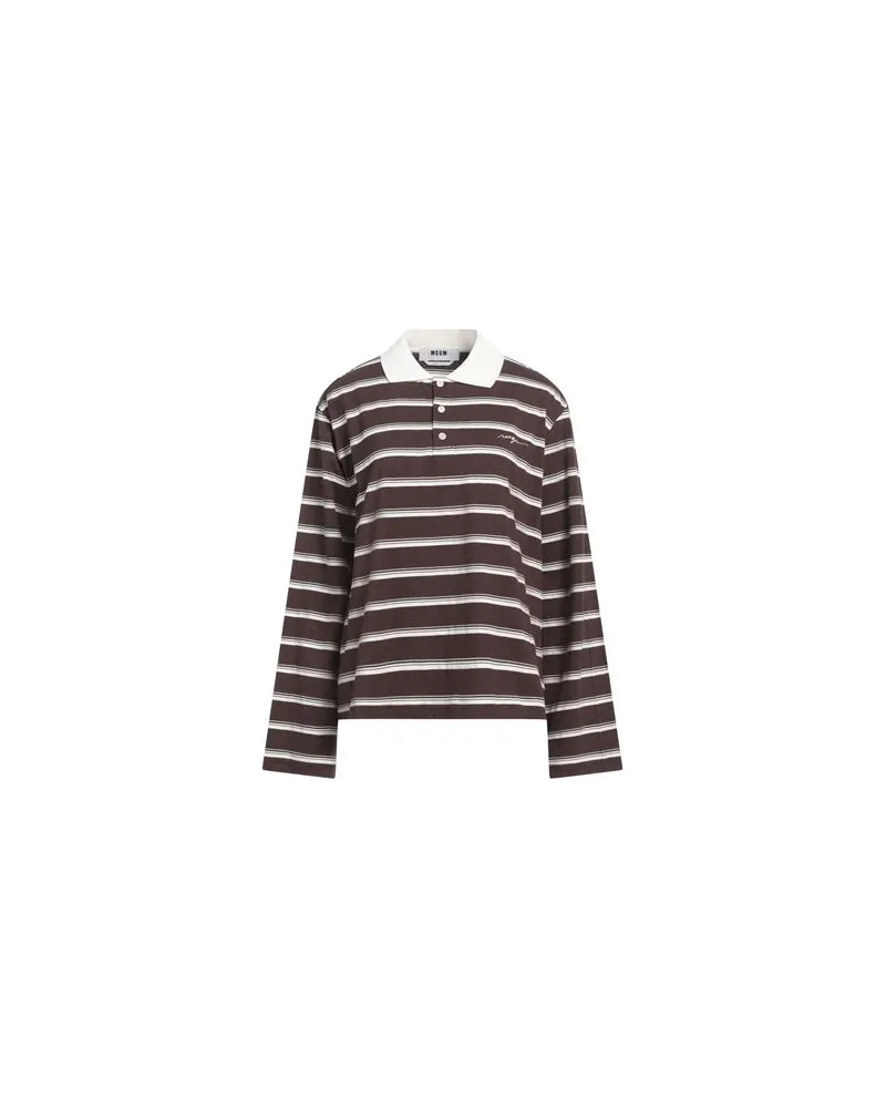 MSGM TOPS - Poloshirtsauf YOOX.COM Dunkelbraun