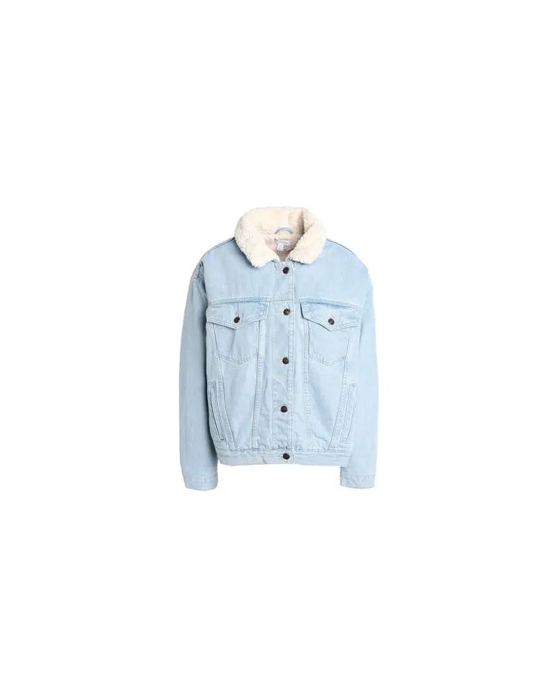 Topshop JACKEN & MÄNTEL - Jeansjacken/Mäntelauf YOOX.COM Blau