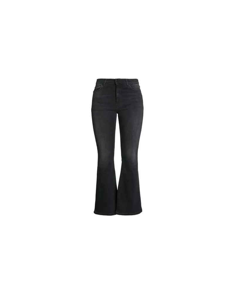 VICOLO DEMIM COUTURE - HOSEN & RÖCKE - Jeanshosenauf YOOX.COM Schwarz