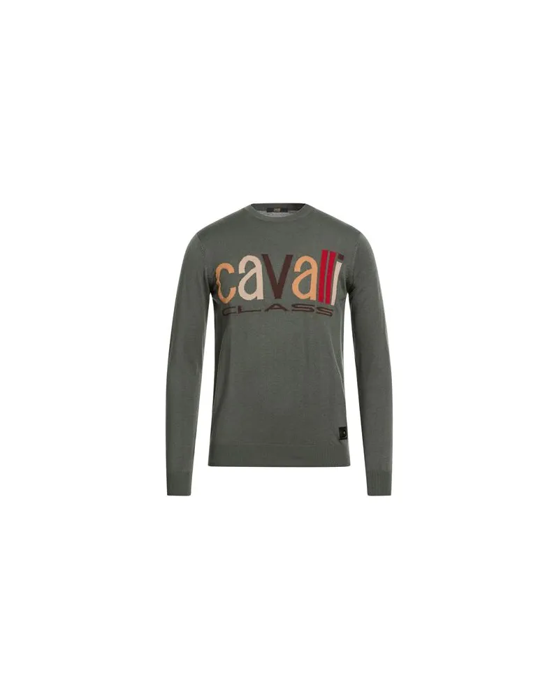 Roberto Cavalli STRICKWAREN - Pulloverauf YOOX.COM Militärgrün