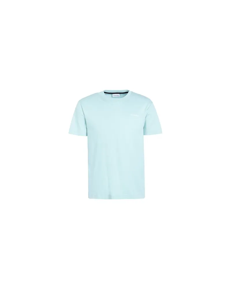 Calvin Klein TOPS - T-shirtsauf YOOX.COM Himmelblau